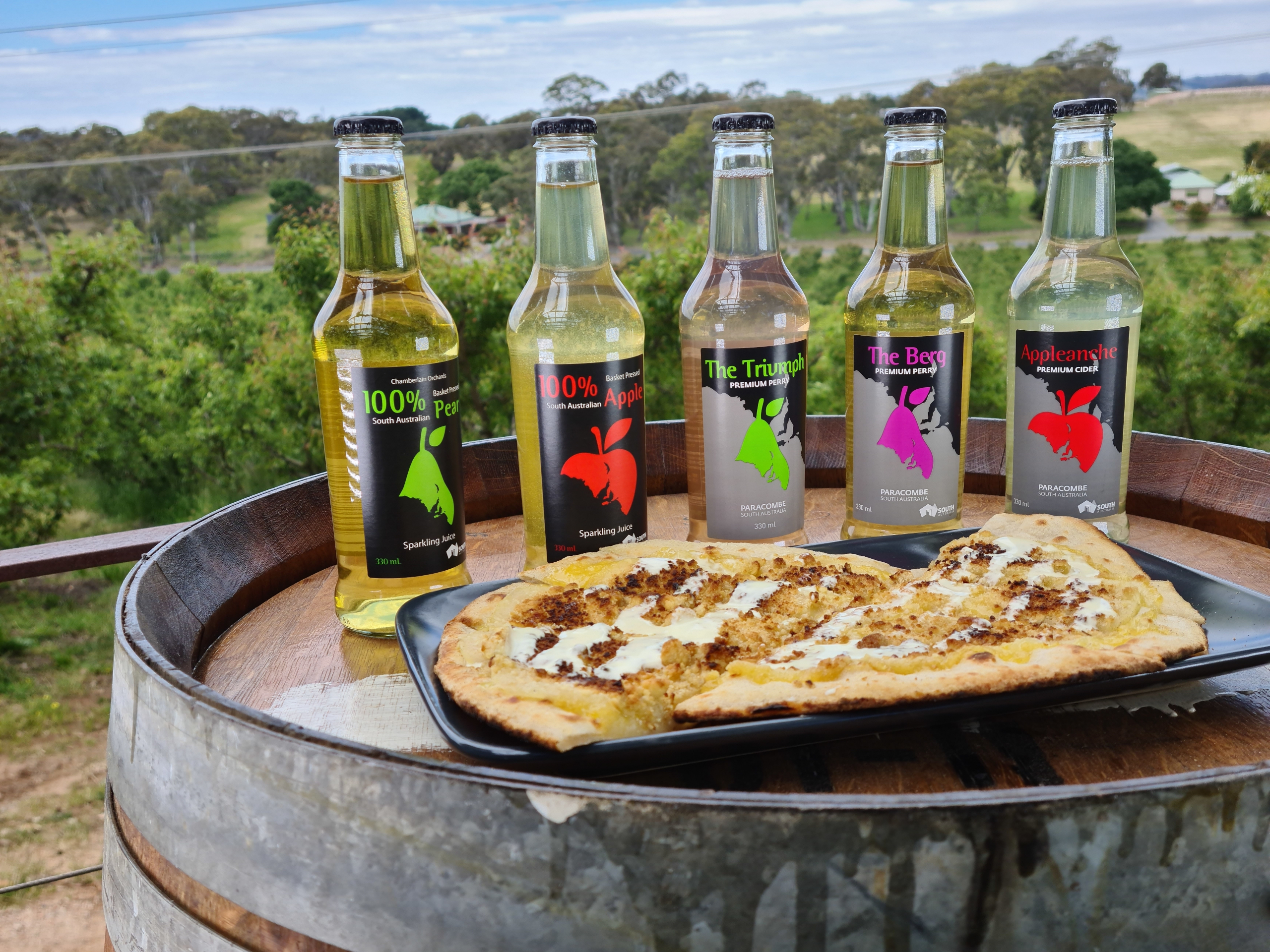 Paracombe Premium Perry - Become a Pear Grower for the day - Cider Juice and Pizza
